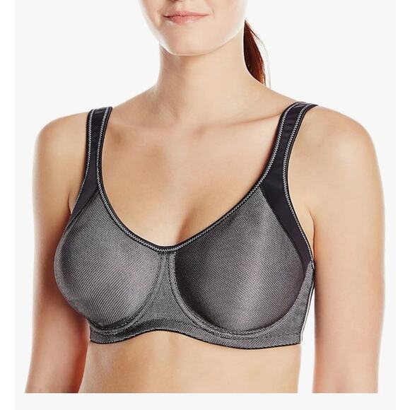 Anita L61232 Women's Black Momentum Underwire Sport Bra US Size 34 G - Picture 1 of 7